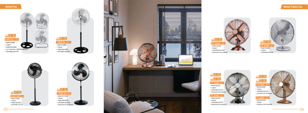 metal table fan introduce